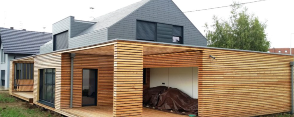 Maison à ossature en bois