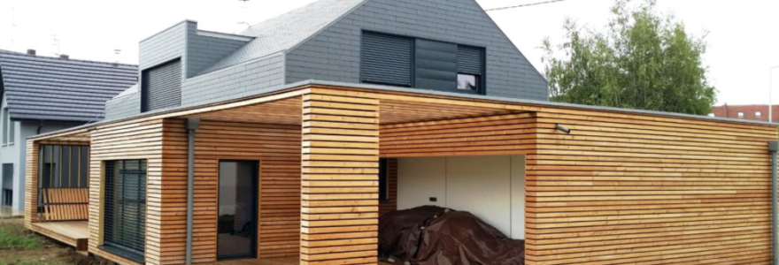 Maison à ossature en bois